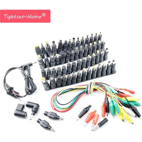 69 pcs Universal Laptop DC Power Supply Adapter Connector Plug AC DC conversion head Jack Charger Connectors Laptop Power Adapte