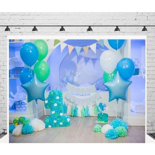 Vinyl balloon background newborn baby one year old birthday party decoration hundred days dessert table background scene layout