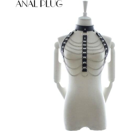 Fetish Breast Bondage Sexy Leather Bra Erotic Body Harness Restraint Bondage Sex Toys For Women sex toys