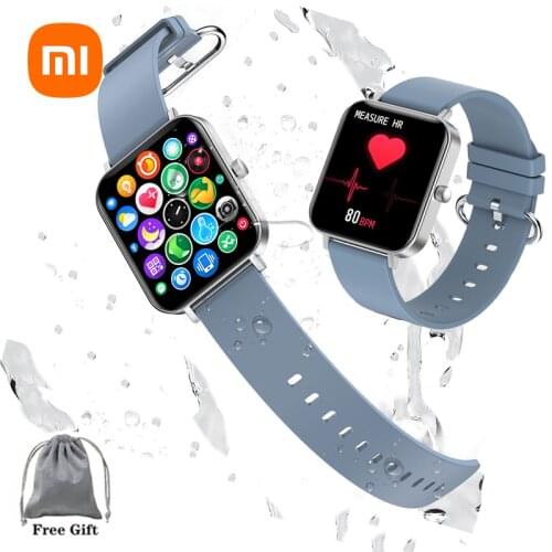 Xiaomi Smart Watch 1.69 In Rotation Button Heart Rate Message Push SmartWatch Multi-dial Sports Bracelet For Android Huawei IOS