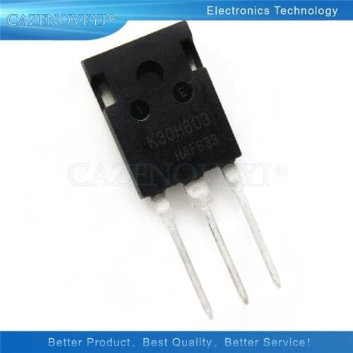 5pcs/lot IKW30N60H3 TO-3P K30H603 TO-247 IKW30N60 In Stock