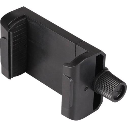 Mobile Phone Mount Tripod Adapter, Smart Phone Tripod Holder, Black Smartphone Tripod Mount, Cell Phone Mount Adapter