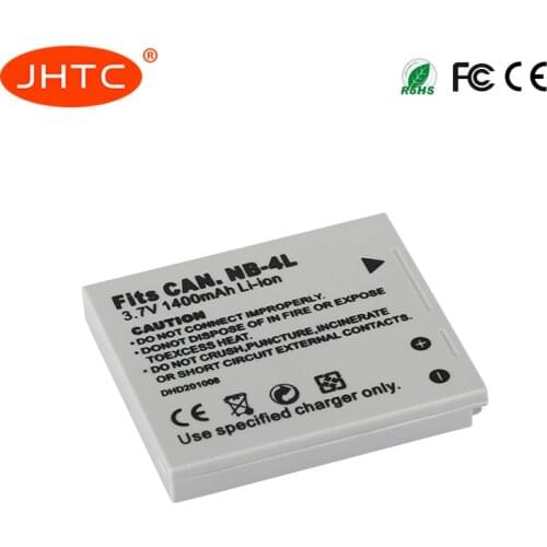 1400mAh NB-4L NB4L NB 4L Batteries for Canon IXUS 30 40 50 55 60 65 80 100 I20 110 115 120 130 IS 117 220 225 230 255 H
