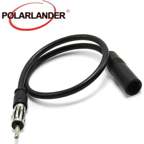 Antenna Extension Cord Cable 35cm M/F Connector Car Auto Vehicle Male to Female AM/FM Radio Adapter