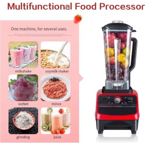 Blender Mixer 2L Heavy Duty Commercial Grade Timer Blender Wall Breaker Juicer Fruit Food Processor Smoothie Processor SP0137