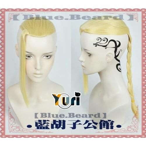 Human Use Tokyo Revengers Ken Ryuuguuji Cosplay Prop Yellow Wig Tattoos Cos Sa LHZ
