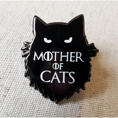 L & N Rainbery Brooches With Cats For Clothes