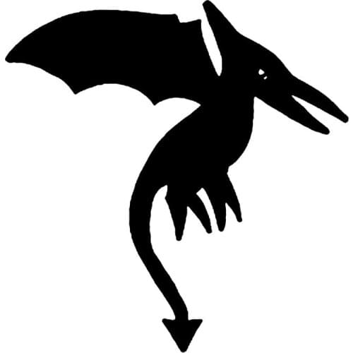 Personality Pterodactyl Dinosaur Classic Animal Car Sticker Pvc Fashion Waterproof Decal Auto Bumper Windshield Decoration