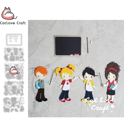 Catlove Teacher and Student Metal Cutting Dies Scrapbooking Stencil Die Cuts Card Making DIY Craft Embossing New Dies For 2021