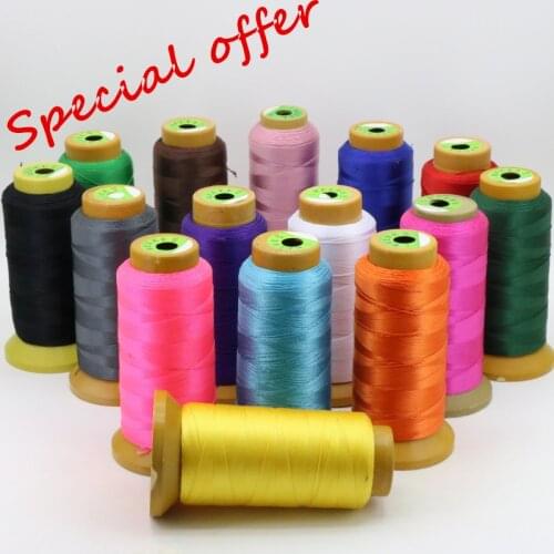 Wholesale!Braided polyester thread jewelry accessories making 4/6/9 shares line color options(Single please note line thickness)