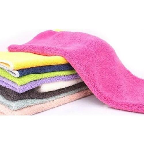 2pcs/lot Window Cleaning Rag Door Clean Cloth Polyester Kitchen Bathroom Scouring Clean Pad Tools Organizer Tackle Accessories