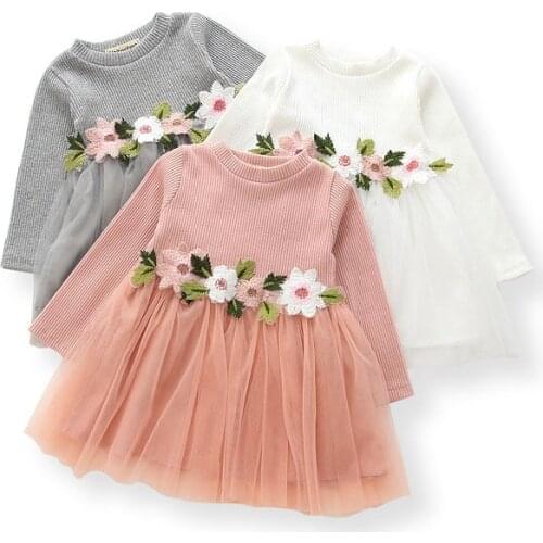 Schattige baby meisje katoenen jurk kinderen meisje jurk herfst school vrijetijdskleding meisje kleding