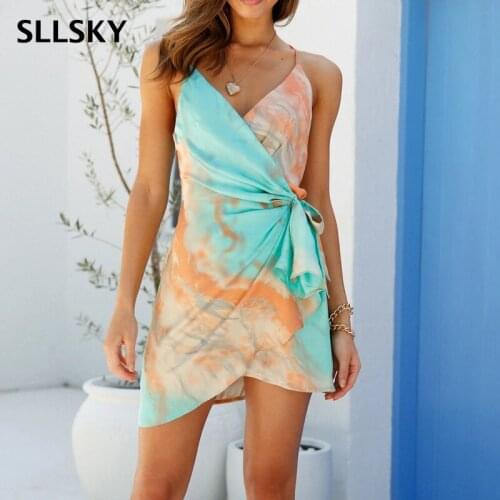 Летние платья без рукавов SLLSKY China At AliExpress