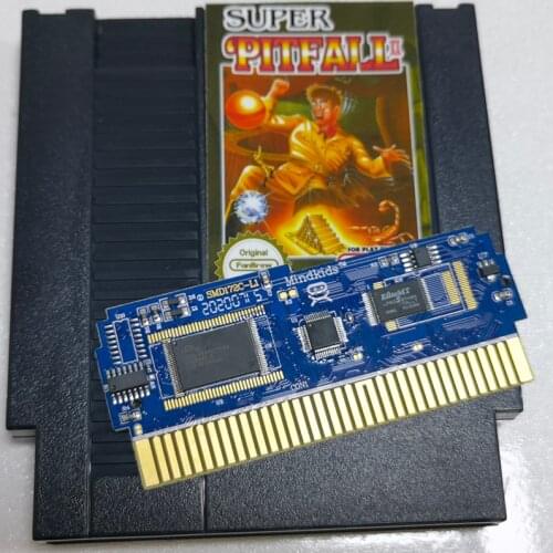 Super Pitfall 2 Nes Card For 72 Pin 8 Bit Game Player