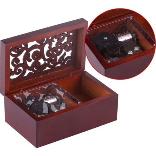 TOPINCN Wooden Music Storage Boxes