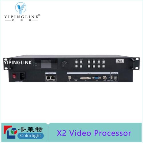 Colorlight X2 video processor two in one with S2 together for full color led screen control system