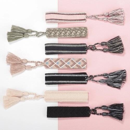 Women Friendship Bracelet Fashion Woven Bracelets With Saying Super Cute Stacking Jewelry with Adjustable Size 2021 New Style