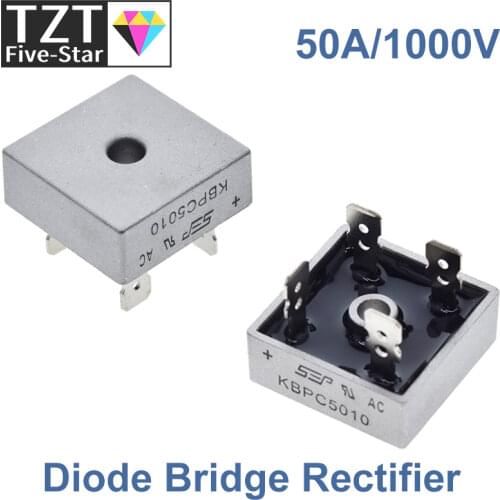 1pcs KBPC5010 50A 1000V Diode Bridge Rectifier kbpc5010