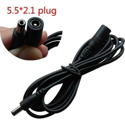 20pcs Power extension cord Conversion Line Connecting Cable for DC 5.5*2.1 MM Plug Extension Cord