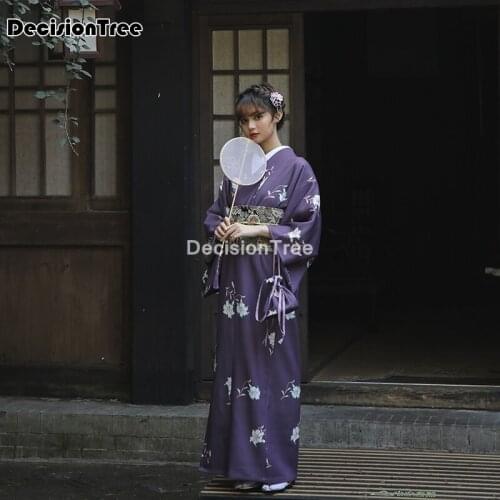 2021 kimono japanese traditional dress for women yukata gesia retro pajamas japan asian clothes night gowns robe evening dress