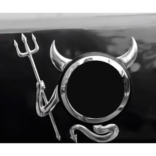 3D Stereo Vehicle Tie Little Devil Car Stickers Personal Car Decals Waterproof Car Stickers Angel Small Auto Stickers