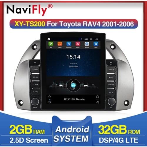4G LTE WIFI 9.7” Android for Toyota RAV4 2001 2002 2003 2004 2005 2006 Multimedia Stereo Car DVD Player Navigation GPS Radio BT
