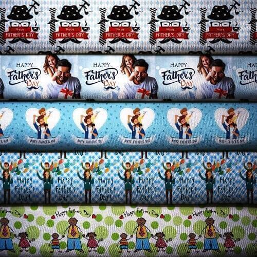 50cm*140cm Cartoon Printed Polyester Cotton Fabric Patchwork for Sewing Dress Cloth Making Puppet