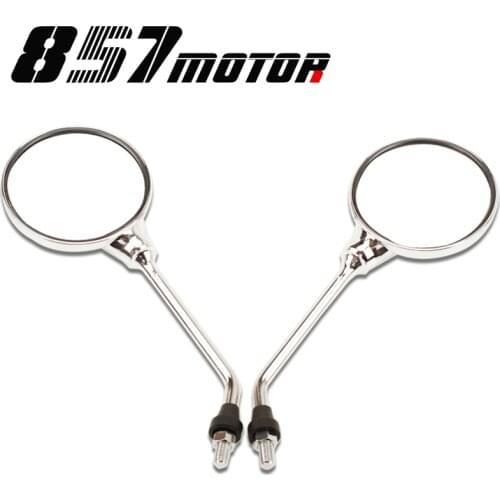 Motorcycle Accessories Retro round 10MM Rearview Mirrors For HONDA CB400 CB1300 VTEC Hornet 250 Jade 250 VTR250 Hornet 600 900