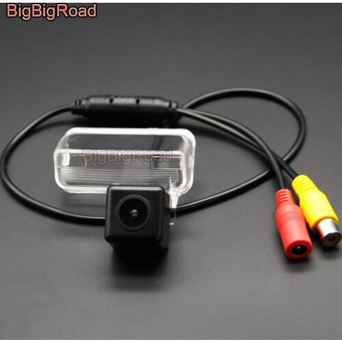 BigBigRoad Vehicle Wireless Rear View Camera HD Color Image For Toyota Vios Corolla 2014/ YARiS L Blade Auris MK1 E150 2006-2012