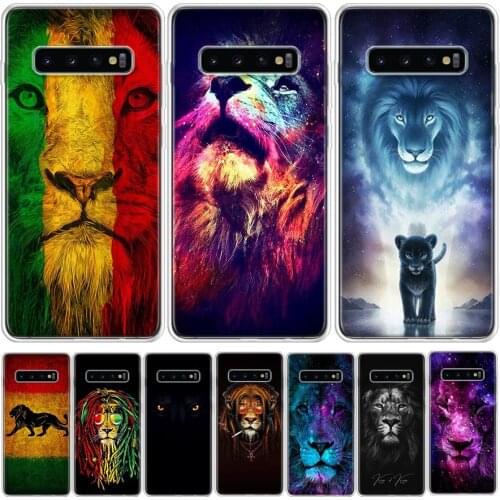 Animals lion Phone Case For Samsung GalaxyA90 A71 A70 A51 A50 A41 A40 A30 A21 A10 A9 A8 A7 A6Plus M30S A20E A01 A10S A20S Cover