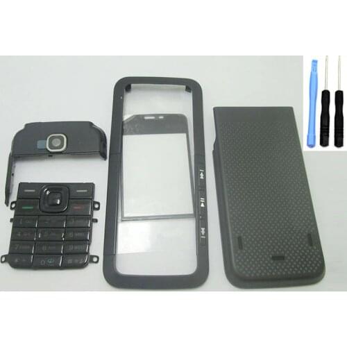 Black White Full Body Housing Cover and Keypad FOR Nokia 5310 HOUSING BODY BEZEL KEYBOARD with Open Tools
