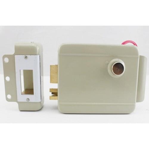 12V Electric door lock electronic lock Key cylinder use with Door exit/Doorbell/Intercom/Digital lock/RFID Access control kit