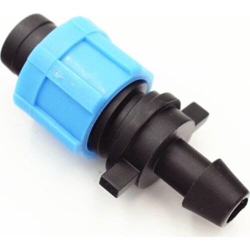 30pcs Dn17*12 Tap Offtake Lock Nut Fittings For Driptape Greenhouse Irrigation Accessory Micro Drip Irrigation Y115