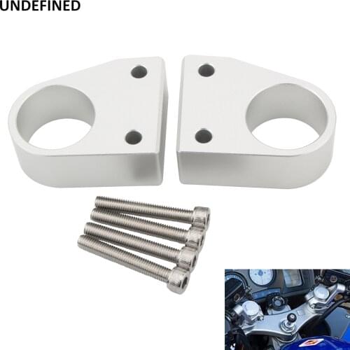 Motorcycle Handlebar Riser Kit CNC Handle Bar Mount Clamps For Honda VFR800 VFR 800 Interceptor 2014-2017 2016 2015