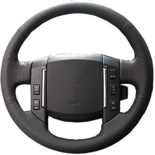 DIY For Land Rover Freelander 2 2007-2012 Leather Car Steering Wheel Cover Protect Steering-wheel car accessories Auto parts