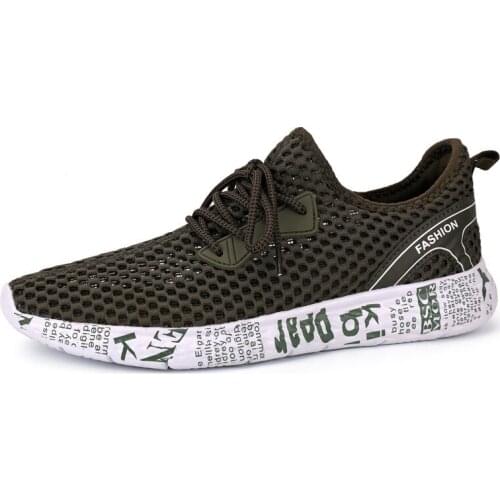 Men Vulcanized Shoes New Summer Shoes Men Breathable Mesh Casual Shoes Lightweight Comfortable Walking Sneakers Men