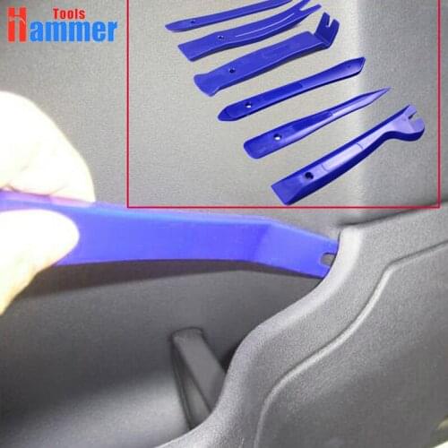 Blue Car Dash Radio Audio GPS Door Clip Panel Open Remover Tool Moulding Trim