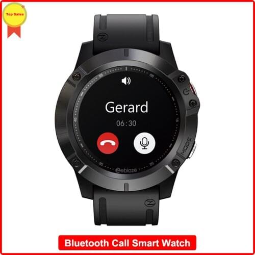 Zeblaze Bluetooth Call Smartwatch Heart Rate Blood Pressure Monitor Sport Watches 25 Days Standby часы мужские For Android IOS
