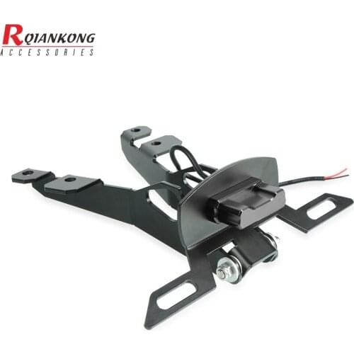 TMAX 530 2017-2018 Motorcycle Rear License Plate Mount Holder with LED Light Bracket For Yamaha T-MAX530 Tmax tmax 530 2017 2018