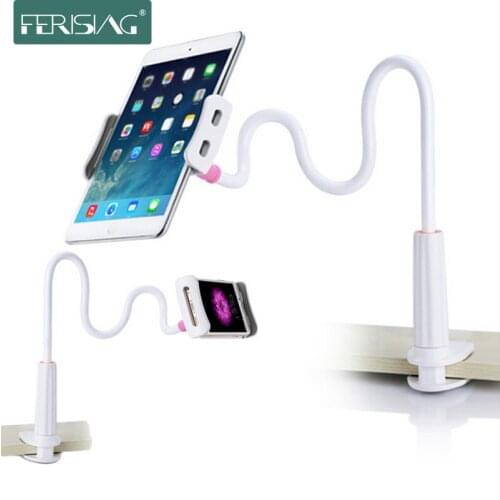 Universal 3.5''-11'' Stents Flexible Holder Lazy Mobile Phone Stand Long Arm Bed/Desktop Clip Bracket For iPhone/Xiaomi/Samsung