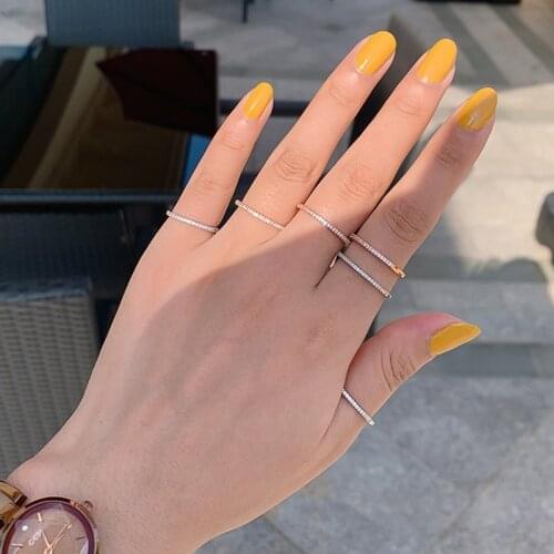 Fine Eternity ring Real 925 Sterling silver Pave Diamond cz Engagement Wedding Rings for women Bridal Statement Party Jewelry