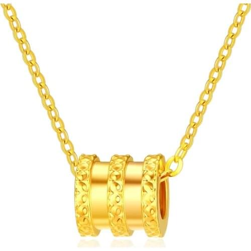 ZOCAI Women 18K Gold Necklace Girl Choker Pendant for Girlfriend Embellished Jewelry Box Birthday Gift D06864