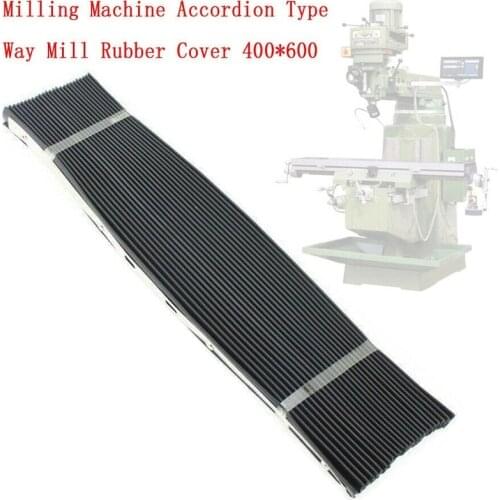 1PC Bridgeport Milling Machine Part Accordion Type Way Mill Rubber Cover 400*600 Lathe Machine CNC Milling