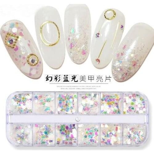 1 pack Nail Art decoration Crystal Glitter sequins nail art