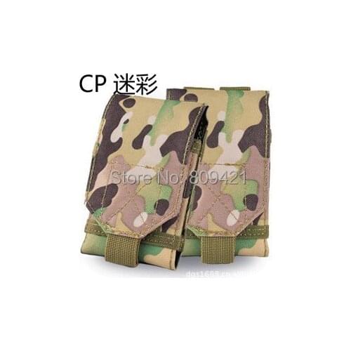 100pcs/lot TACTICAL OUTDOOR MOLLE POCKET MOBILE PHONE BAG POUCH MULTI 6 COLORS