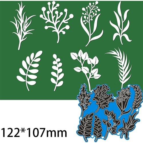 122*107mm Leaf Flower Cutting DIES Stencil DIY Scrapbook Embossing Card Craft Template Paper Photo Album