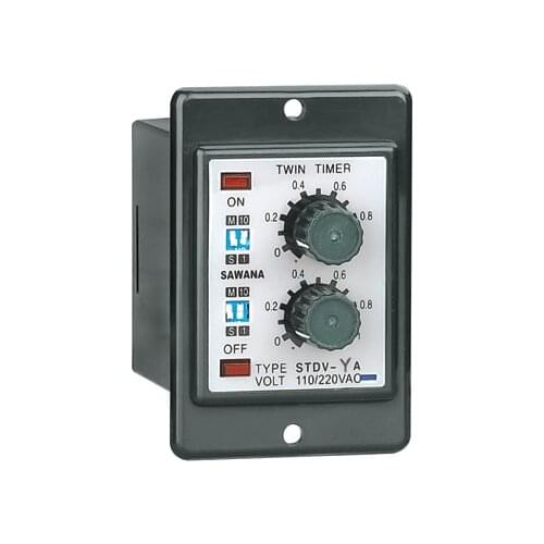 Zusen ATDV-YE 3M/30M/3H/30H twin time relay multi range variable DC12V/24V/36V/AC110V/220V/380V