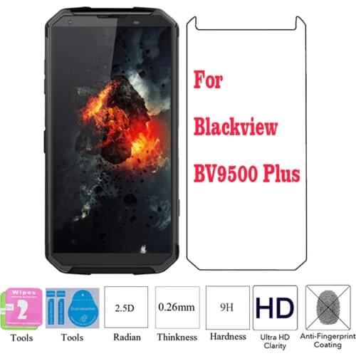 2PCS 2.5D Tempered Glass For Blackview BV9500 Plus Protective Film Explosion-proof Screen Protector For Blackview BV9500 Pro
