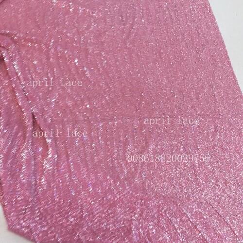 5yards /lot mm0124 crushed sequin embroidery elastic stretch net mesh lace fabric for evening dress/wedding