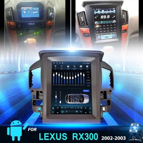 Car Radio Android Vertical Screen Tesla Style Auto DVD Player For Lexus RX300 Navigation GPS multimedia player